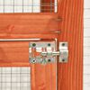 vidaXL Rabbit Hutch 140x63x120 cm Solid Firwood
