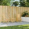 vidaXL Folding Garden Chairs 2 pcs 46x66x99 cm Bamboo