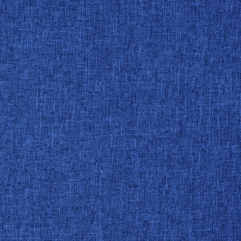 vidaXL Folding Floor Chair Blue Fabric