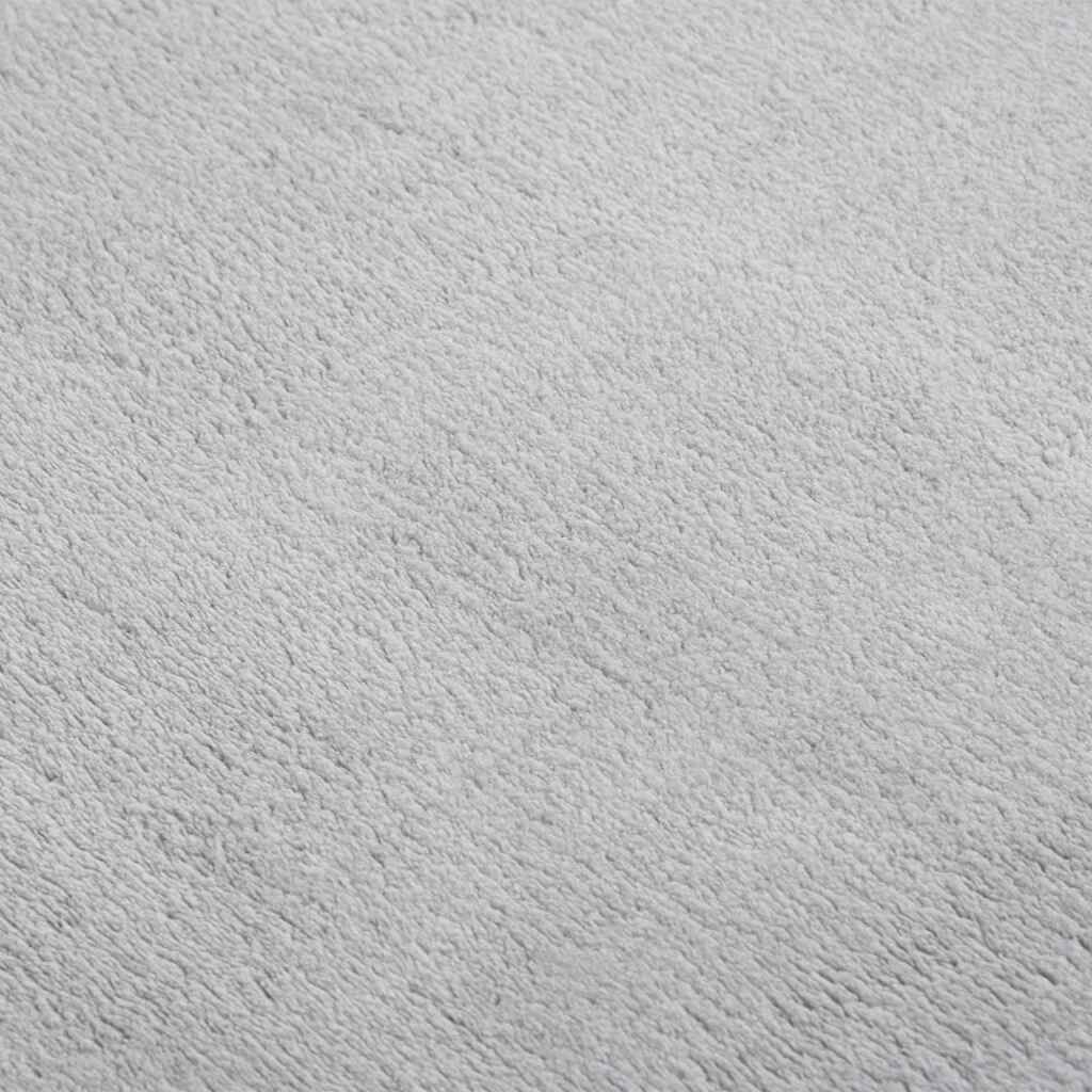 vidaXL Washable Rug Soft Shaggy Grey 160x230 cm Anti Slip