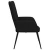 vidaXL Relaxing Chair Black Fabric