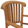 vidaXL Garden Chairs 2 pcs Solid Teak Wood