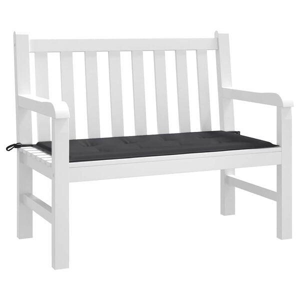vidaXL Garden Bench Cushion Black 120x50x4 cm Oxford Fabric