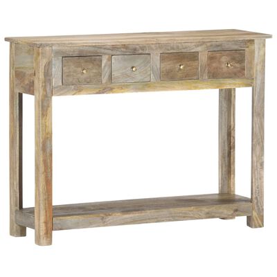 vidaXL Console Table 100x30x76 cm Solid Mango Wood