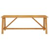 vidaXL 7 Piece Garden Dining Set Solid Acacia Wood