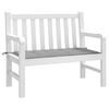 vidaXL Garden Bench Cushion Grey 100x50x4 cm Oxford Fabric