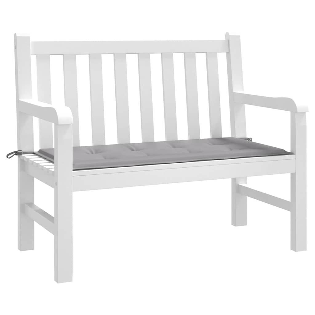 vidaXL Garden Bench Cushion Grey 100x50x4 cm Oxford Fabric