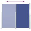 vidaXL Retractable Side Awning 160 x 500 cm Blue