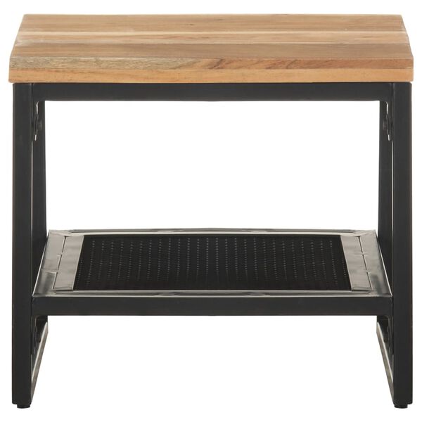 vidaXL Side Table 40x40x35 cm Solid Acacia Wood