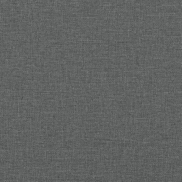 vidaXL Chaise Longue Dark Grey Fabric