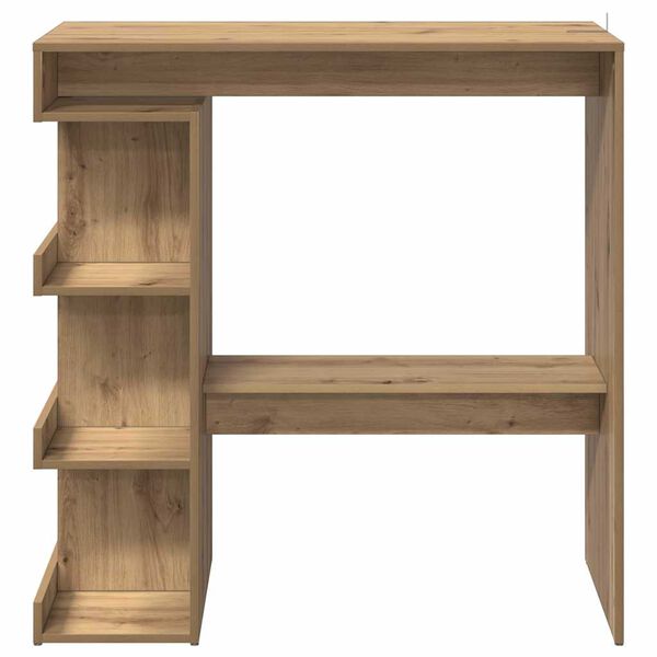 vidaXL Bar Table with Storage Rack Artisan Oak 100x48x101.5 cm