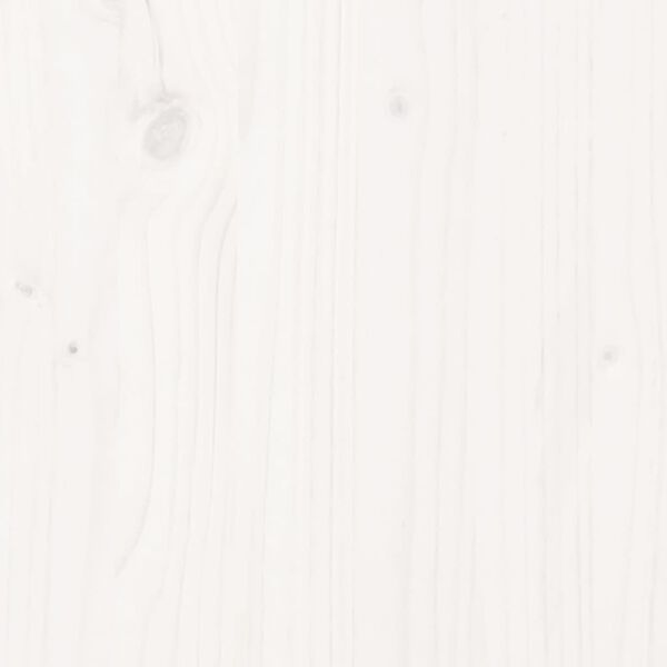 vidaXL Planter Bench White 167.5x60x65 cm Solid Wood Pine