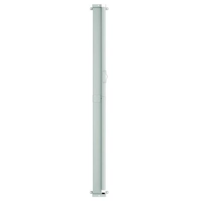 vidaXL Patio Retractable Side Awning 200x600 cm Black