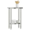 vidaXL Kitchen Work Table 55x30x85 cm Stainless Steel