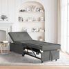 vidaXL Sofa Bed Dark grey 194 x 67 x 37 cm Fabric