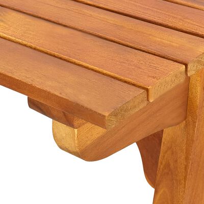 vidaXL Garden Table 150x90x75 cm Solid Acacia Wood