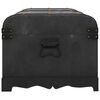 vidaXL Wooden Treasure Chest Large Black