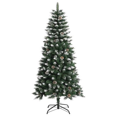 vidaXL Artificial Christmas Tree with Stand Green 120 cm PVC