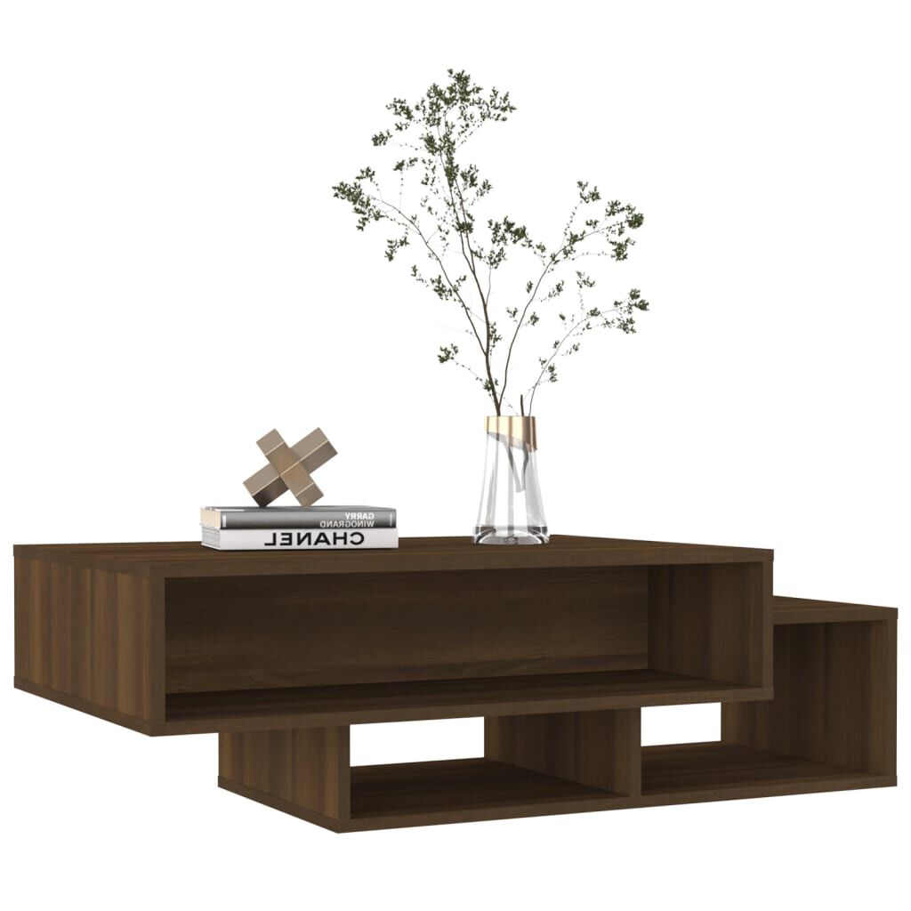 vidaXL Coffee Table Brown Oak 105x55x32 cm Engineered Wood