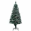 vidaXL Artificial Christmas Tree with LEDs&Ball Set&Pine Cones 150 cm