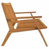 vidaXL Relax Bench 2 pcs Brown Solid Acacia Wood