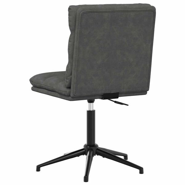 vidaXL Dining Chairs 2 pcs Black Faux Leather