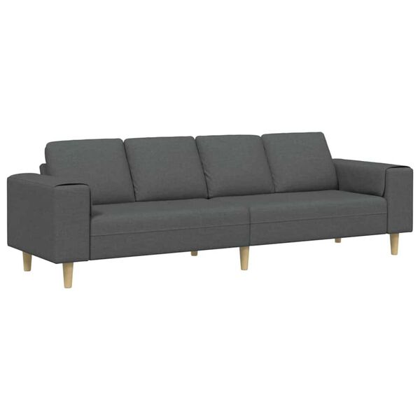 Sofa Set Dark grey Fabric