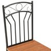 vidaXL Dining Chairs 2 pcs Brown MDF