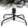vidaXL Artificial Slim Christmas Tree with Flocked Snow 150 cm PVC&PE