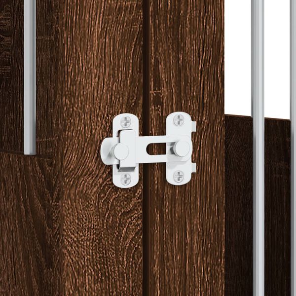 vidaXL Dog Crate Furniture Brown Oak 64.5x80x71 cm Engineered Wood