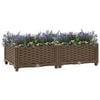 vidaXL Raised Bed 80x40x23 cm Polypropylene