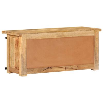 vidaXL TV Cabinet 90x35x40 cm Solid Mango Wood