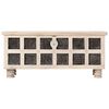 vidaXL Storage Box White 110x40x45 cm Solid Acacia Wood