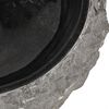 vidaXL Bathroom Vanity Cabinet Solid Teak with Sink Marble Black