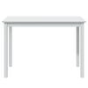 vidaXL 5 Piece Dining Set White