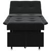 vidaXL Sofa Bed Black 67 x 194 x 38 cm Velvet