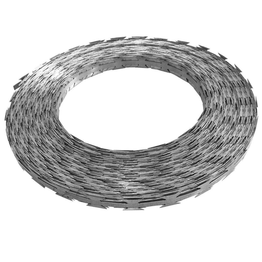 vidaXL BTO-22 Razor Wires 2 pcs 100 m Steel