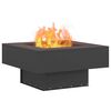 vidaXL Fire Pit Black 60 x 60 x 30 cm Cold-rolled steel