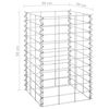 vidaXL Gabion Raised Beds 3 pcs 30x30x50 cm Iron