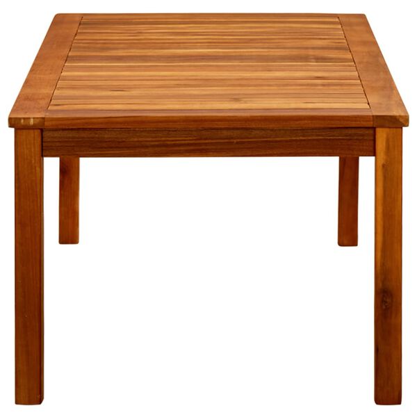 vidaXL Garden Coffee Table 110x60x45 cm Solid Acacia Wood