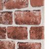 vidaXL 3D Wall Panels with Dark Brown Brick Design 10 pcs EPS