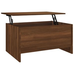 vidaXL Coffee Table Brown Oak 80x55.5x41.5 cm Engineered Wood