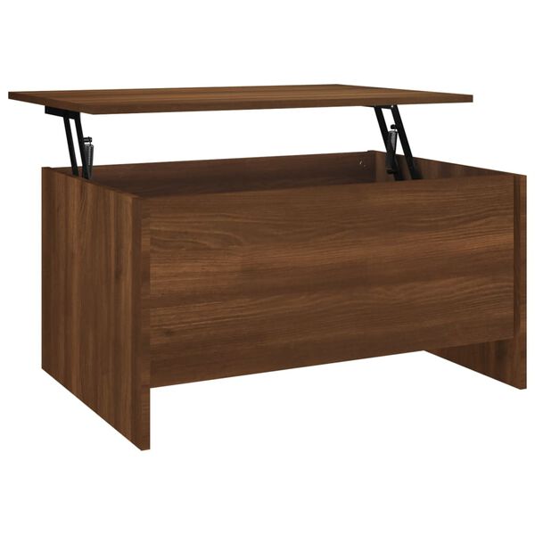 vidaXL Coffee Table Brown Oak 80x55.5x41.5 cm Engineered Wood