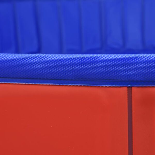 vidaXL Foldable Dog Swimming Pool Red 200x30 cm PVC