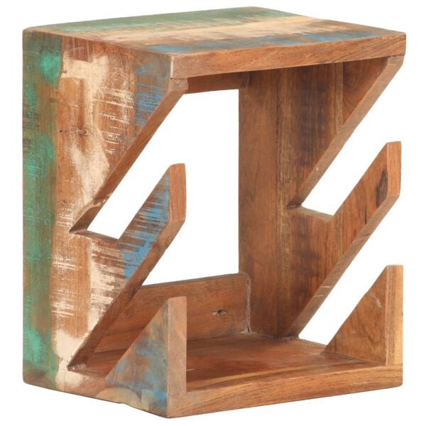 vidaXL Wall Mounted Skateboard Holder 25x20x30 cm Solid Reclaimed Wood