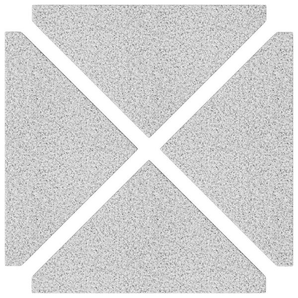 vidaXL 5 Piece Garden Parasol Base Set Granite and Steel