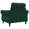 vidaXL Sofa Chair Dark Green 60 cm Velvet