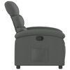 vidaXL Recliner Chair Dark Grey Fabric