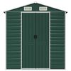 vidaXL Garden Shed Green 191x130x198 cm Galvanised Steel