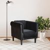 vidaXL Sofa Chair Black Velvet